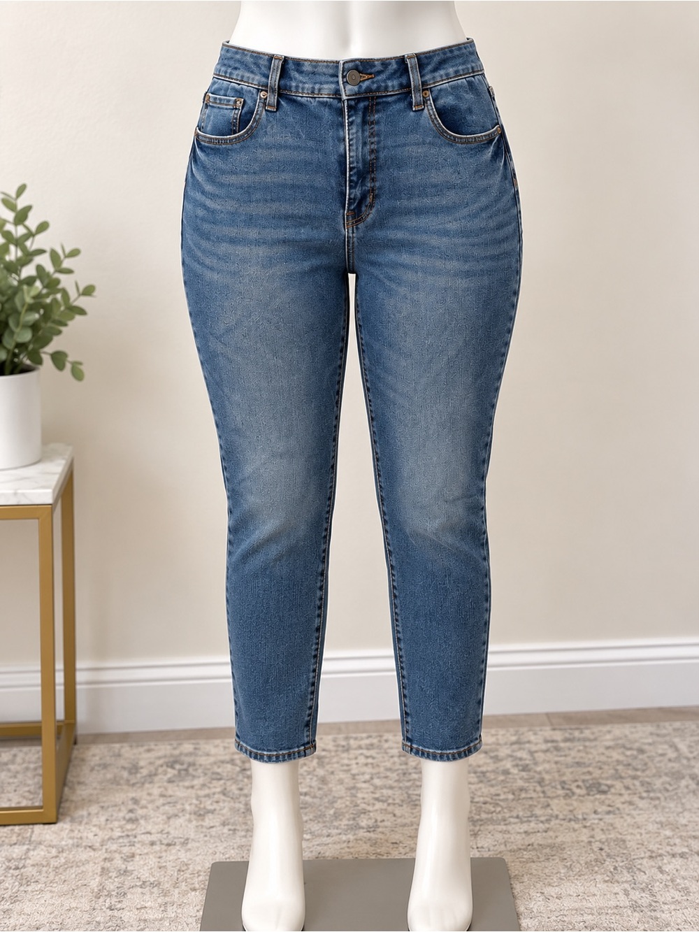 TIME & TRU High Rise Curvy Skinny Jeans size 20